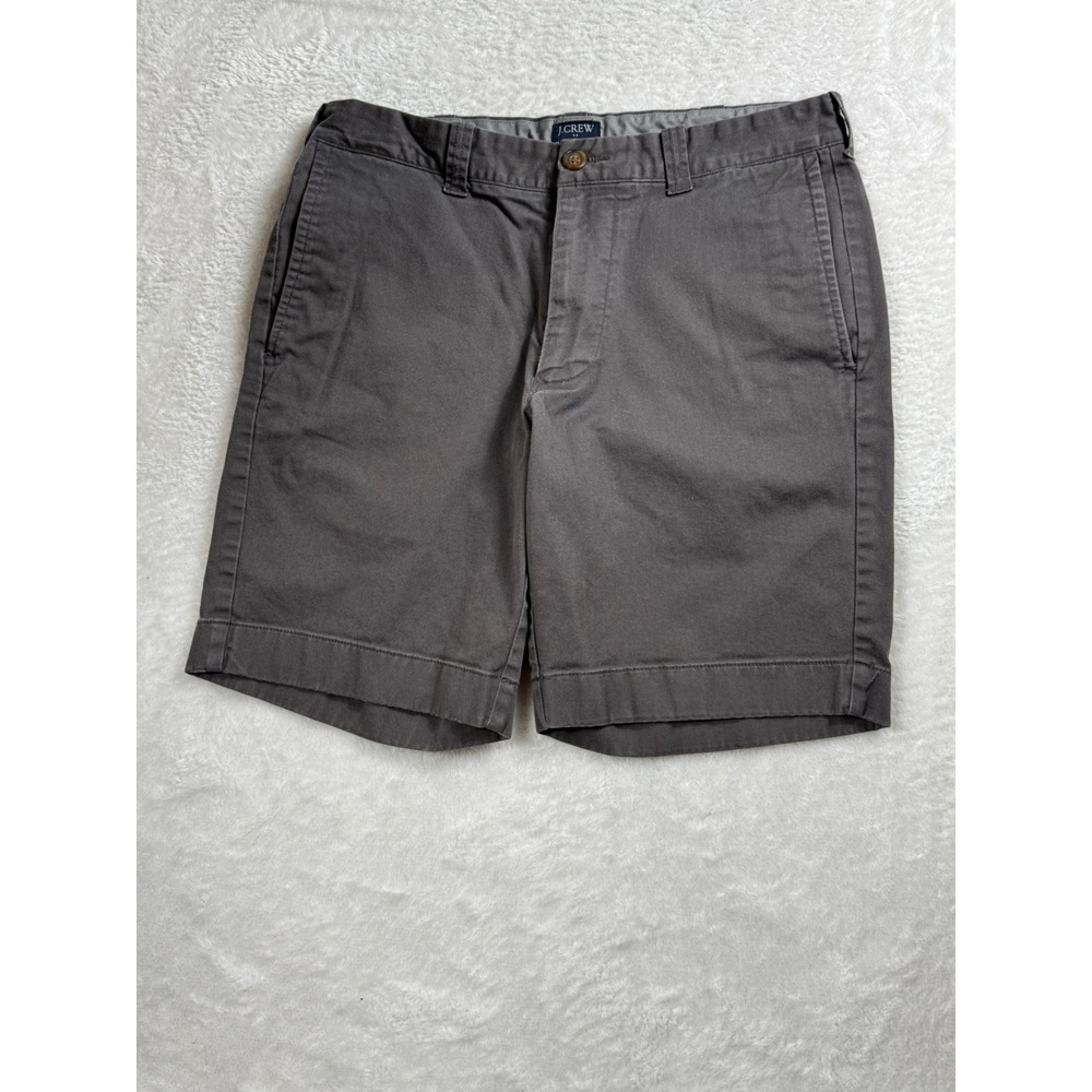 J.Crew Flex Gramercy Shorts Gray Cotton‎ Blend Casual Size 30W